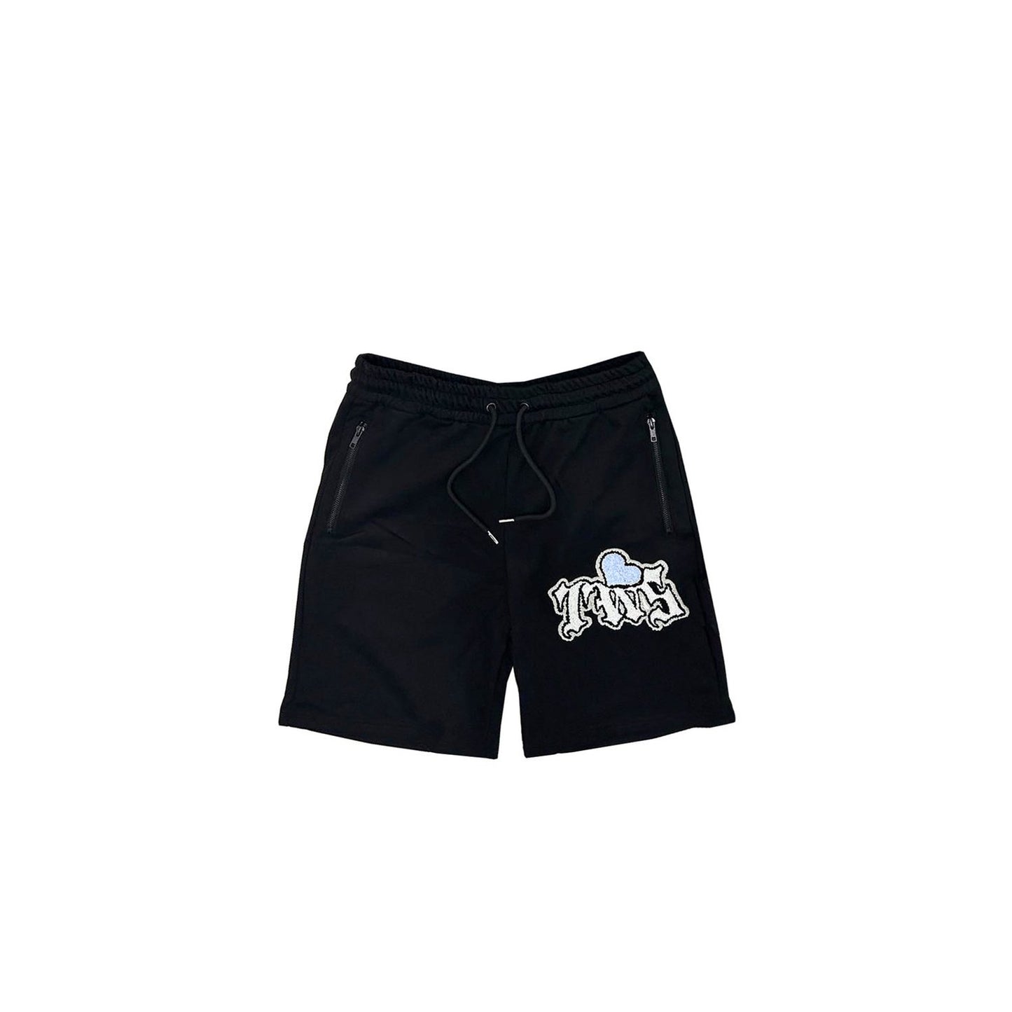 Chenille heart short